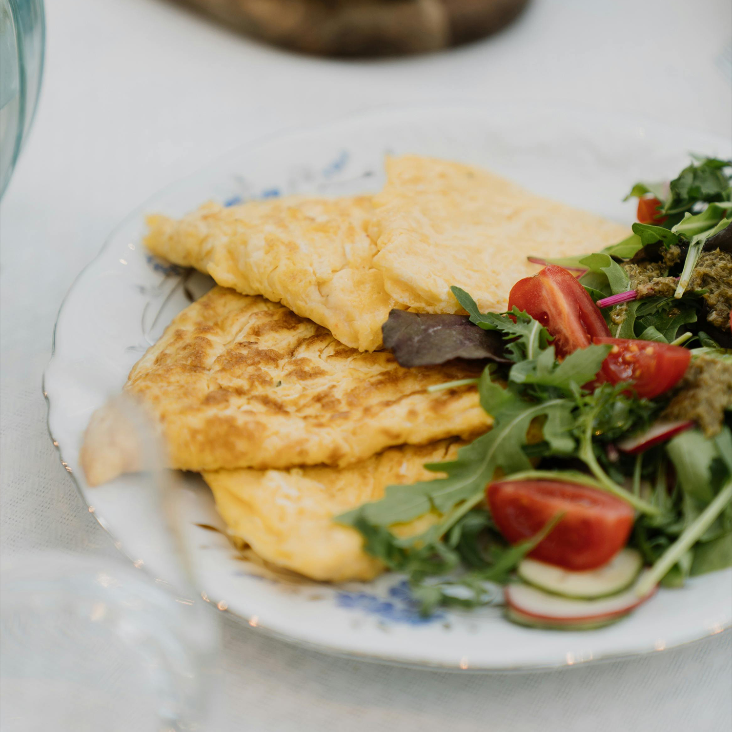 Plant based omellete