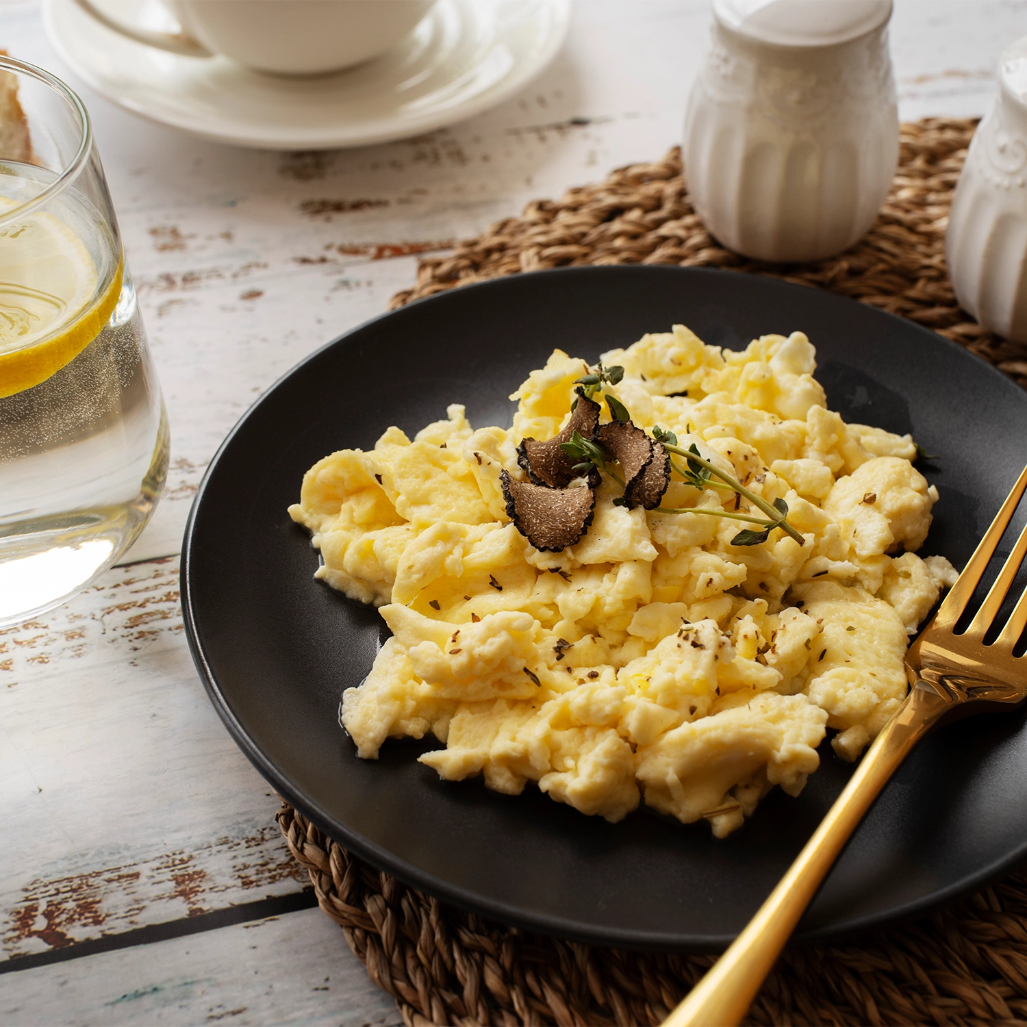 Plant based scrambled egg