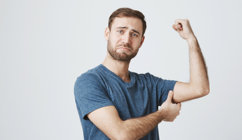 Muscle loss after 35 due to low protein intake, showing early signs of sarcopenia and importance of dietary protein for muscle preservation